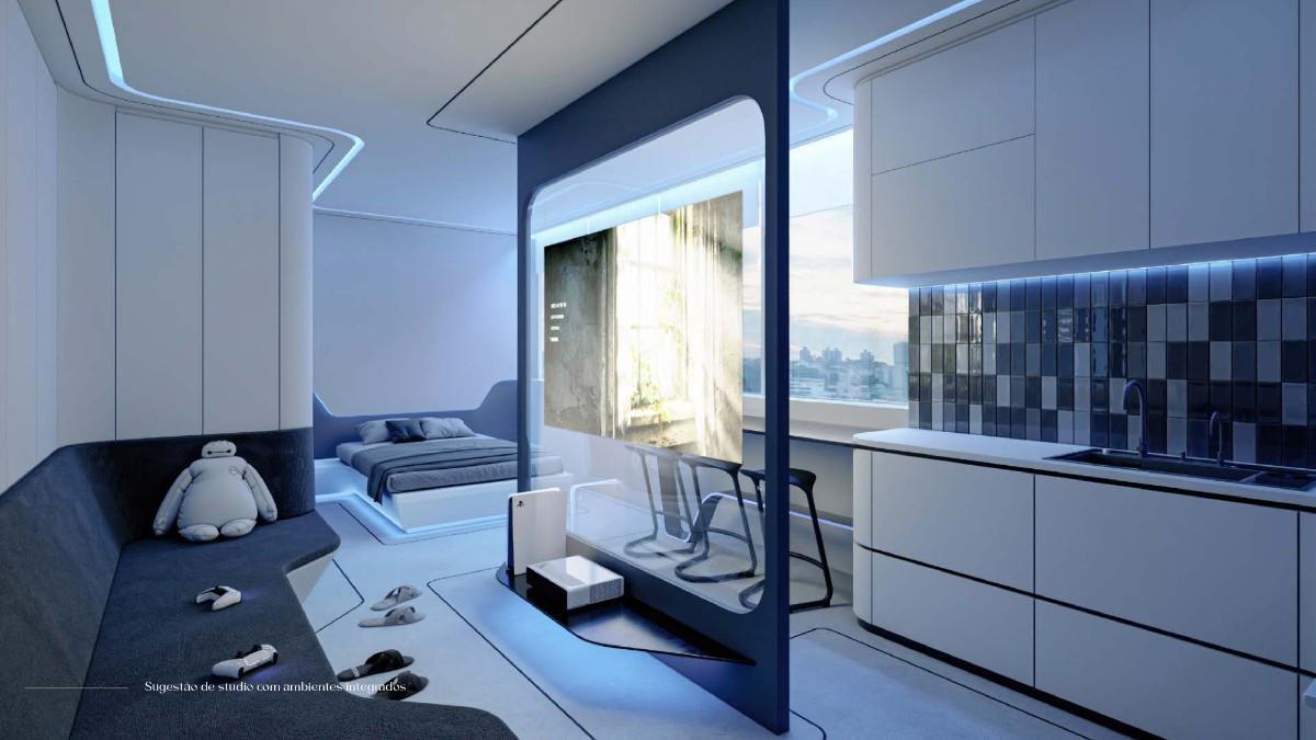 Apartamento, Funcionários, 2 Quartos, 1 Vaga, 1 Suíte