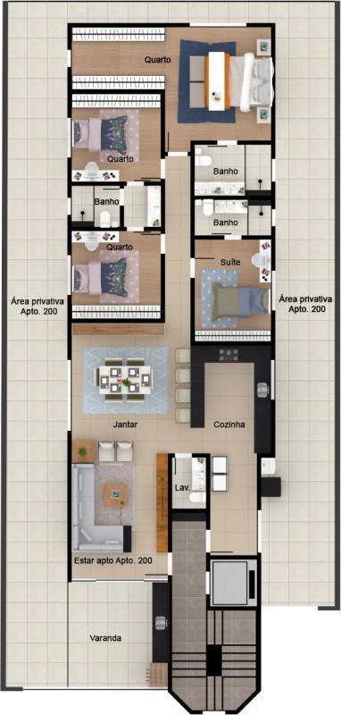 Apartamento, Liberdade, 4 Quartos, 3 Vagas, 4 Suítes