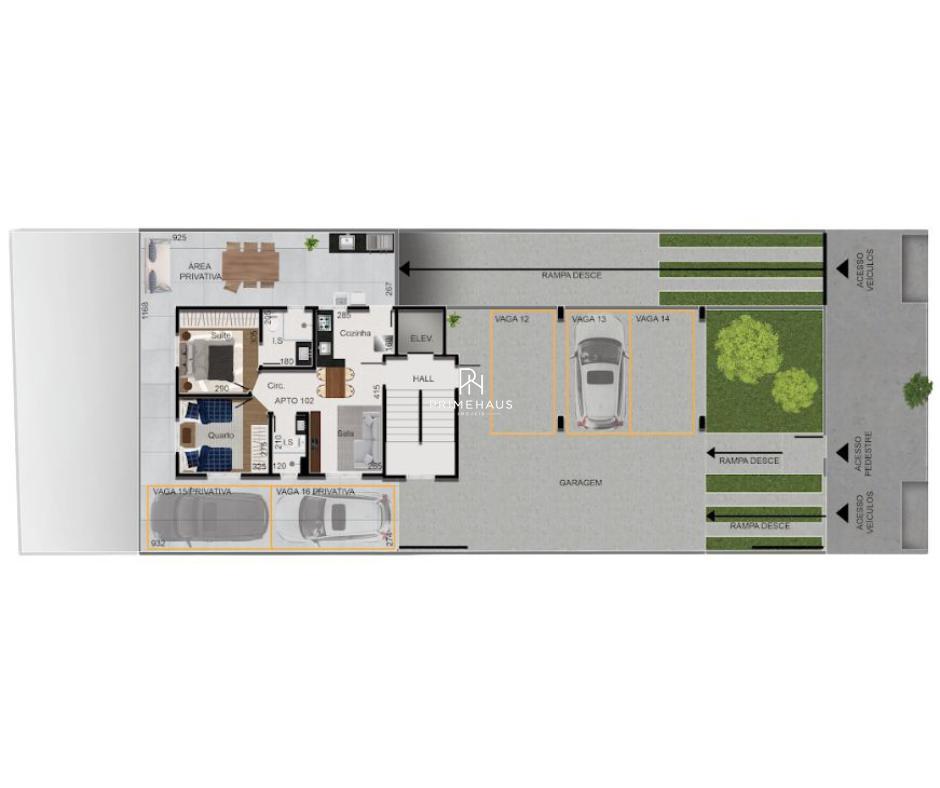 Cobertura, Brasil Industrial, 2 Quartos, 2 Vagas, 1 Suíte