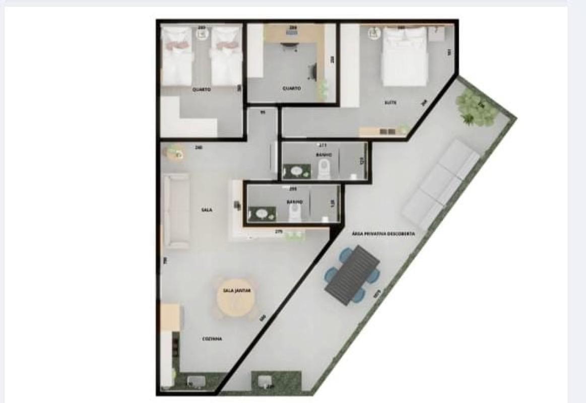 Cobertura, Marilândia, 2 Quartos, 2 Vagas