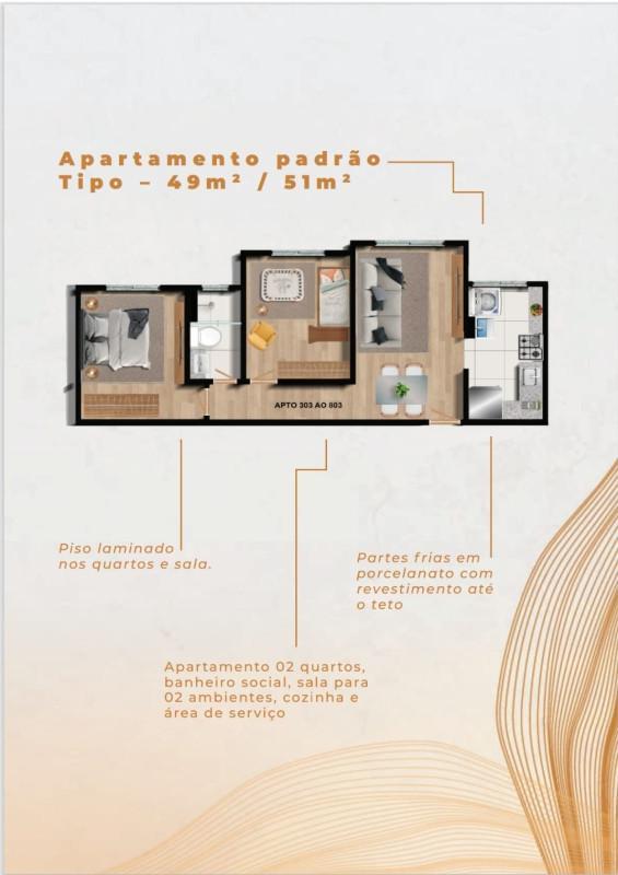 Apartamento, Gameleira, 2 Quartos, 2 Vagas, 1 Suíte