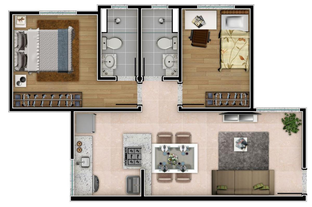 Cobertura, Jaraguá, 3 Quartos, 2 Vagas, 1 Suíte