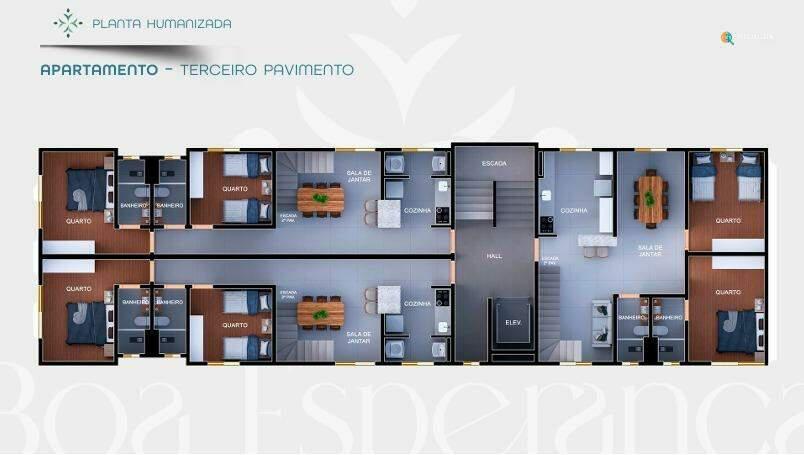 Apartamento, Boa Esperança, 2 Quartos, 1 Vaga, 1 Suíte
