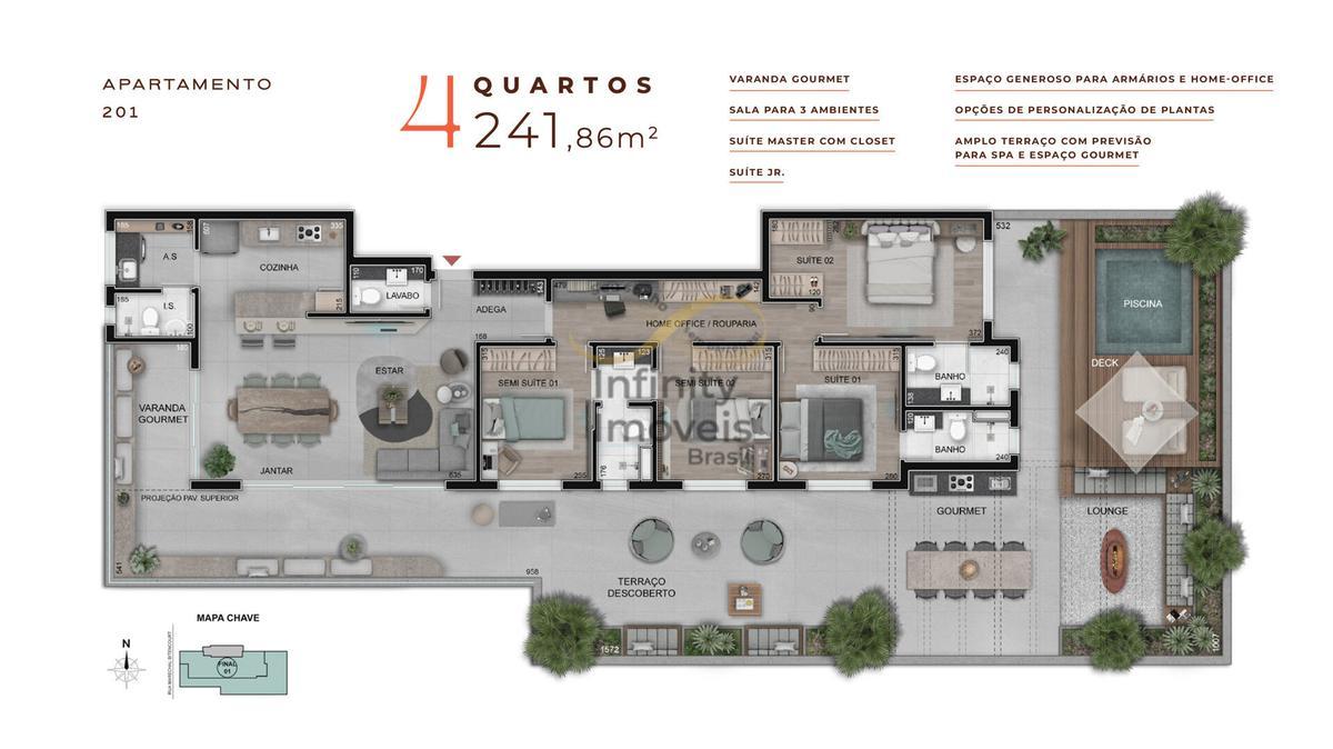 Apartamento, Gutierrez, 4 Quartos