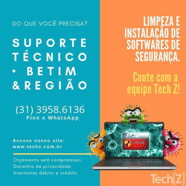 Manutenção de Computadores e Notebooks - Betim e Região