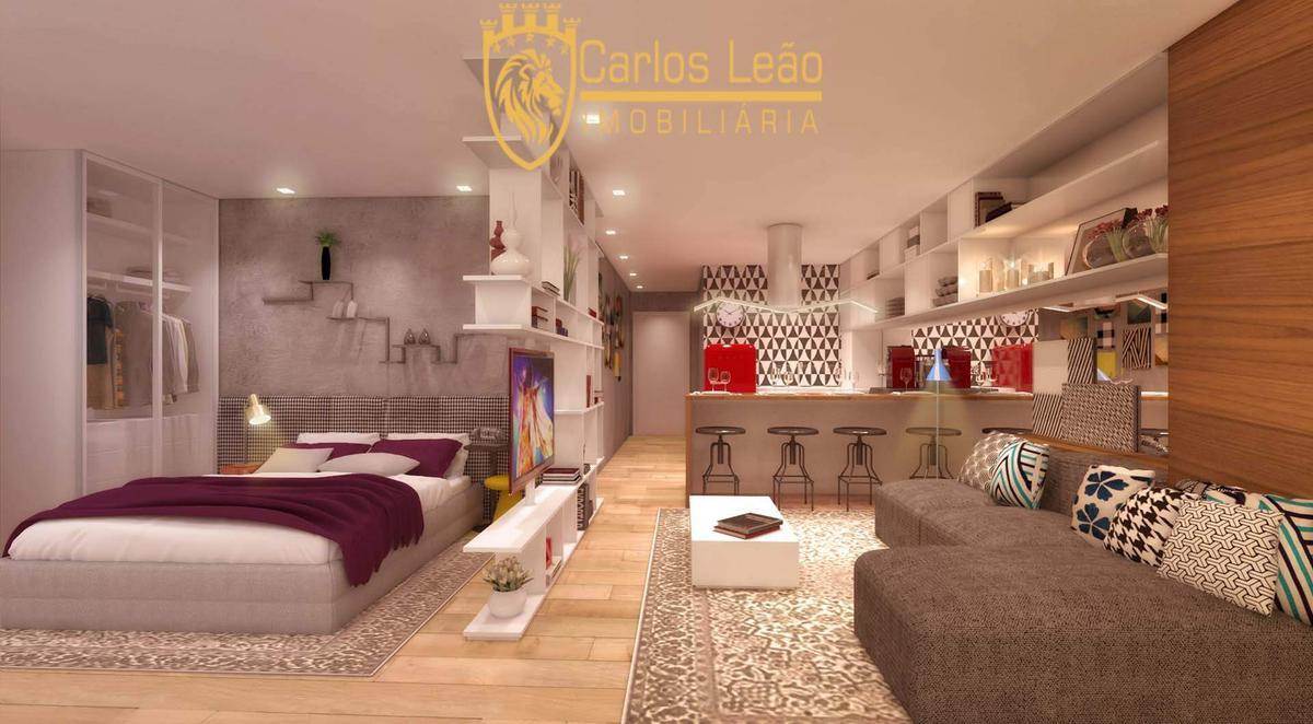 Apartamento, Funcionários, 1 Quarto, 1 Vaga