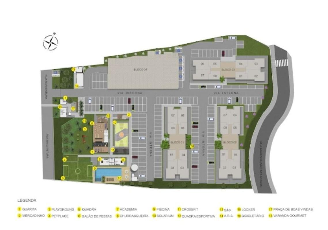 Apartamento, Liberdade, 2 Quartos, 1 Vaga