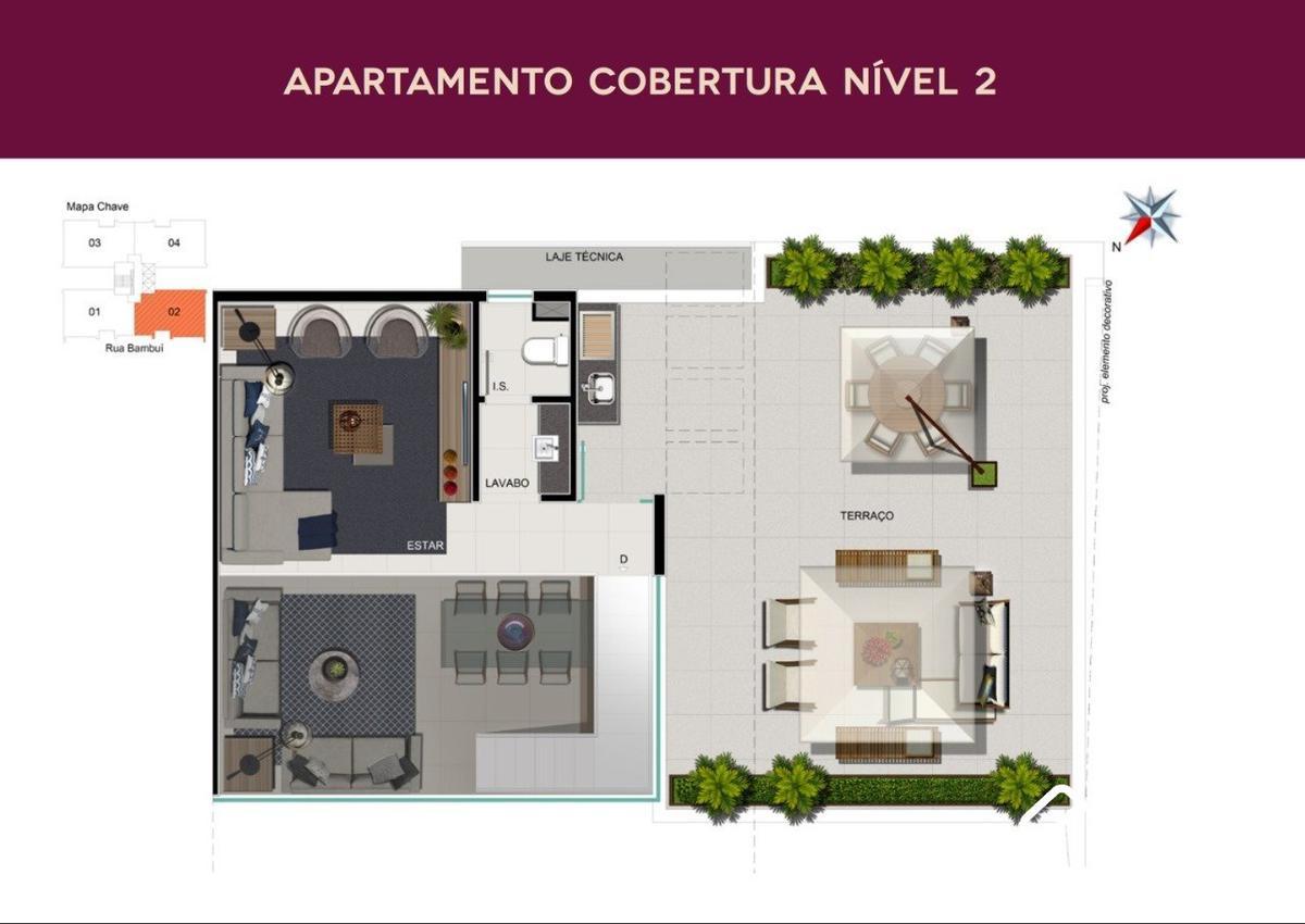 Cobertura, Cruzeiro, 3 Quartos, 2 Vagas, 1 Suíte