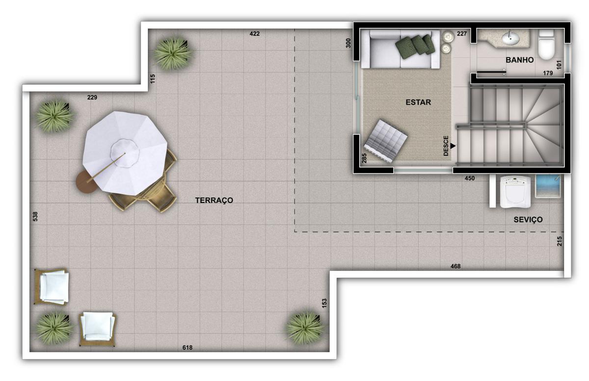 Apartamento, Serra, 3 Quartos, 2 Vagas, 1 Suíte