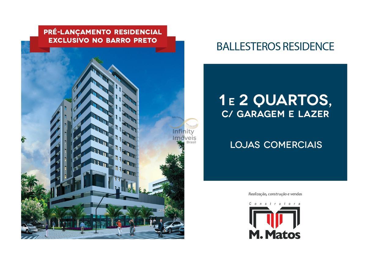 Apartamento, Barro Preto, 1 Quarto