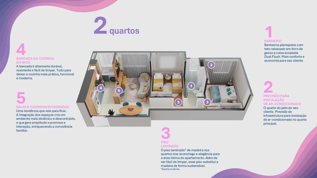 Apartamento, Jardim dos Comerciários, 3 Quartos, 1 Vaga