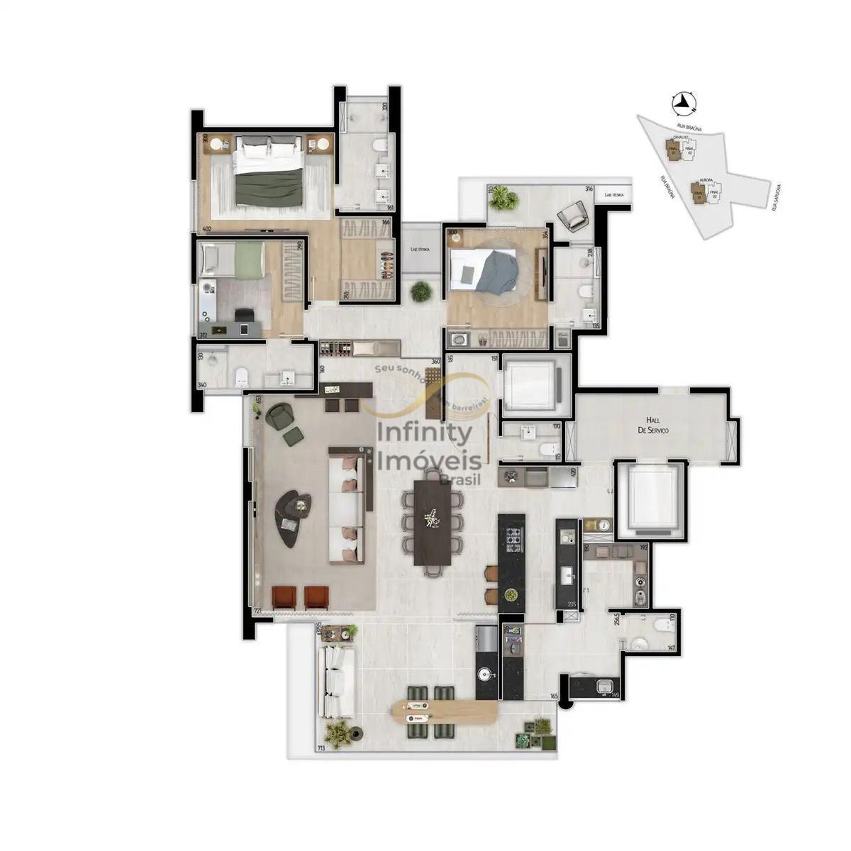 Apartamento, Vale do Sereno, 4 Quartos
