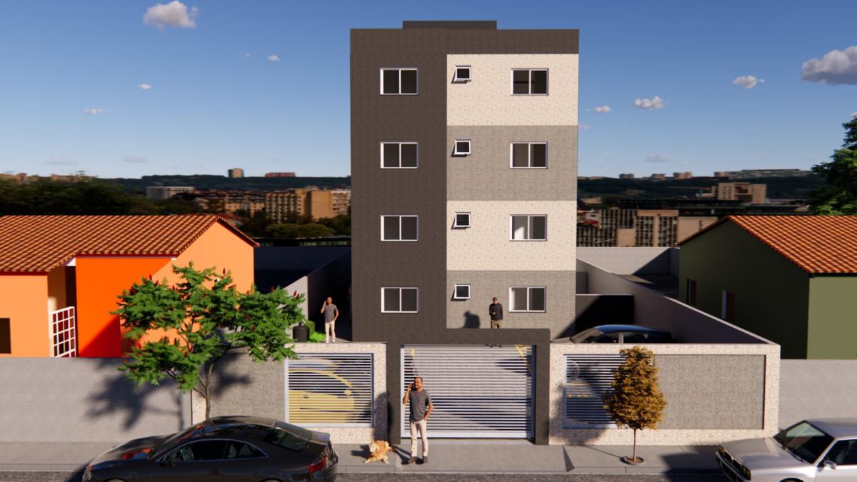 Apartamento, Lindéia, 2 Quartos, 1 Vaga, 1 Suíte