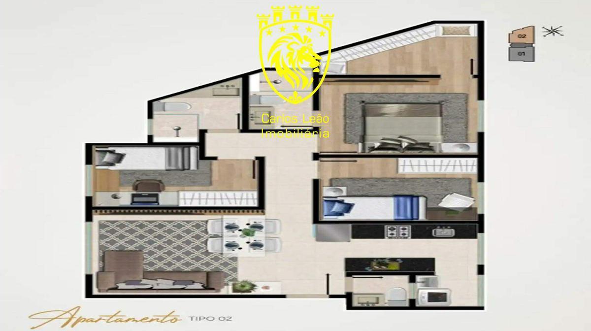 Apartamento, Buritis, 2 Quartos, 2 Vagas, 1 Suíte