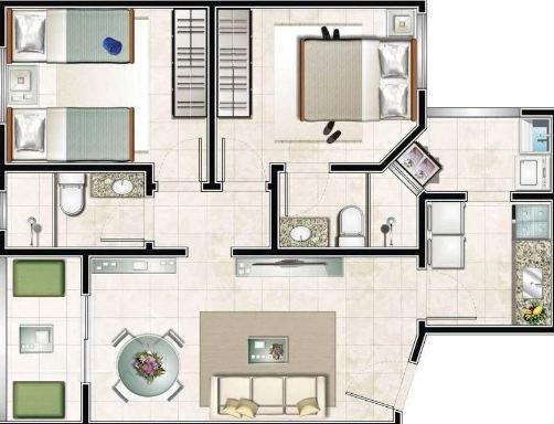 Apartamento, João Pinheiro, 2 Quartos, 1 Vaga, 1 Suíte
