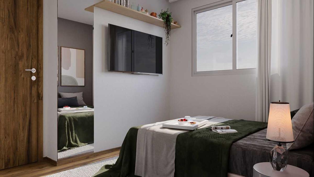 Apartamento, Palmital, 2 Quartos, 1 Vaga