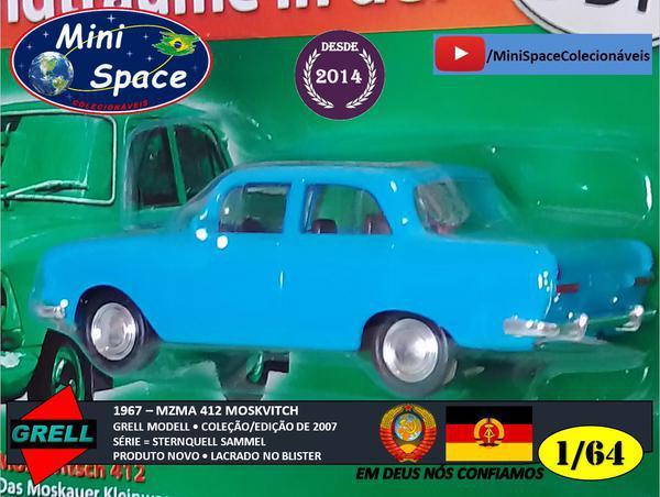 Grell Modell 1967 Mzma 412 Moskvitch Sedan 1/64