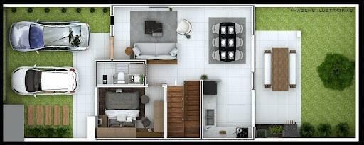 Casa, Vila Ipanema, 3 Quartos, 2 Vagas, 1 Suíte