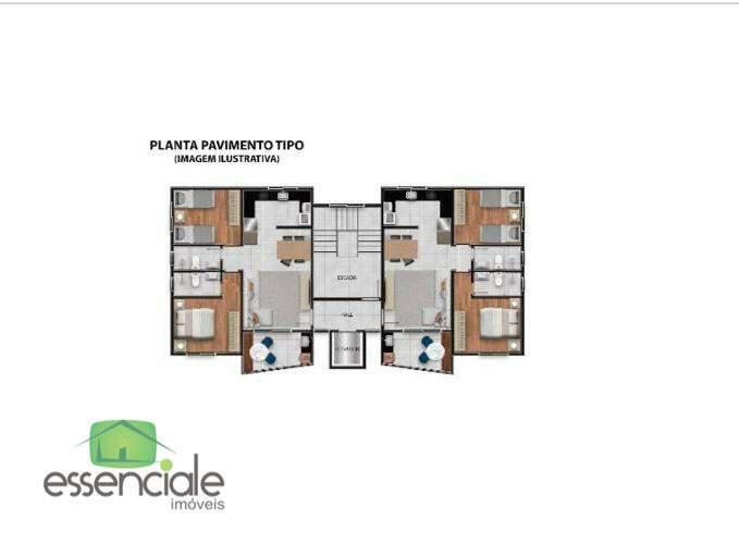 Apartamento, Centro, 2 Quartos, 2 Vagas, 1 Suíte