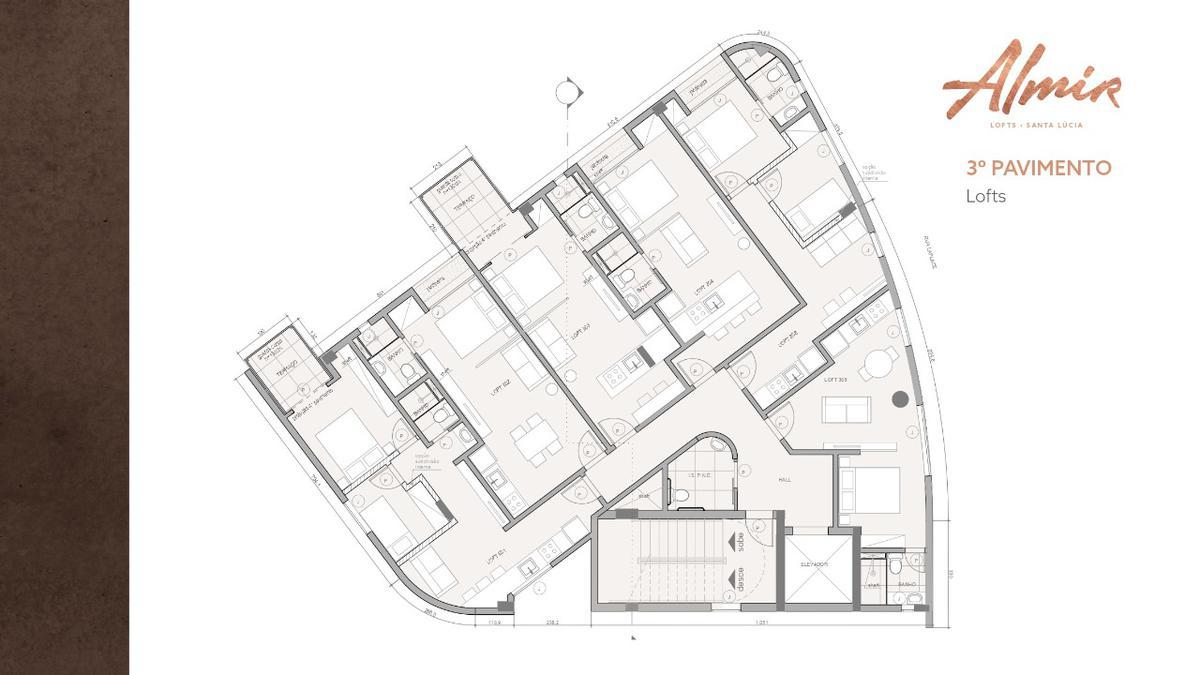 Apartamento, Santa Lúcia, 1 Quarto, 0 Vaga, 1 Suíte