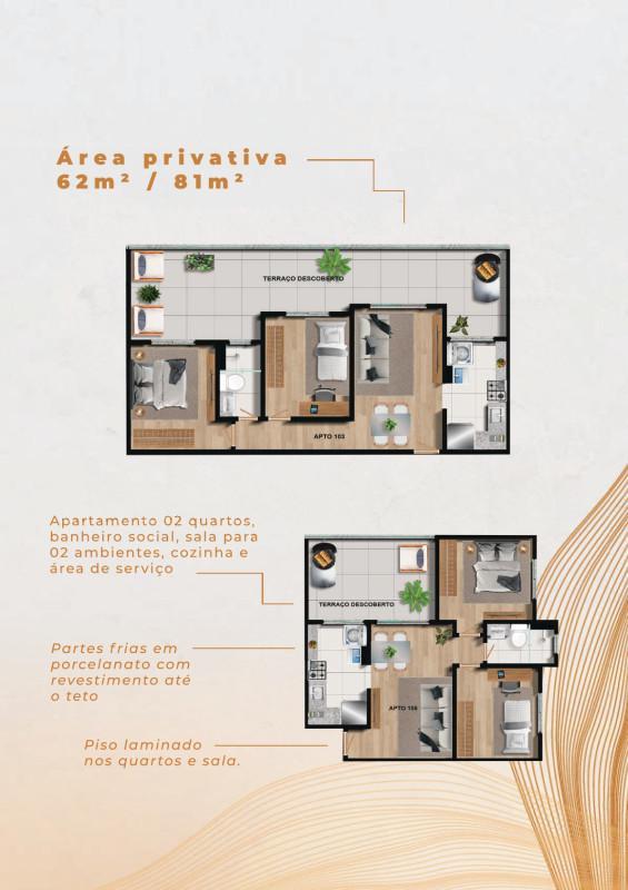 Apartamento, Gameleira, 2 Quartos, 1 Vaga