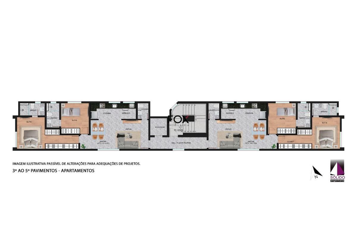 Apartamento, São Pedro, 2 Quartos, 2 Vagas, 2 Suítes