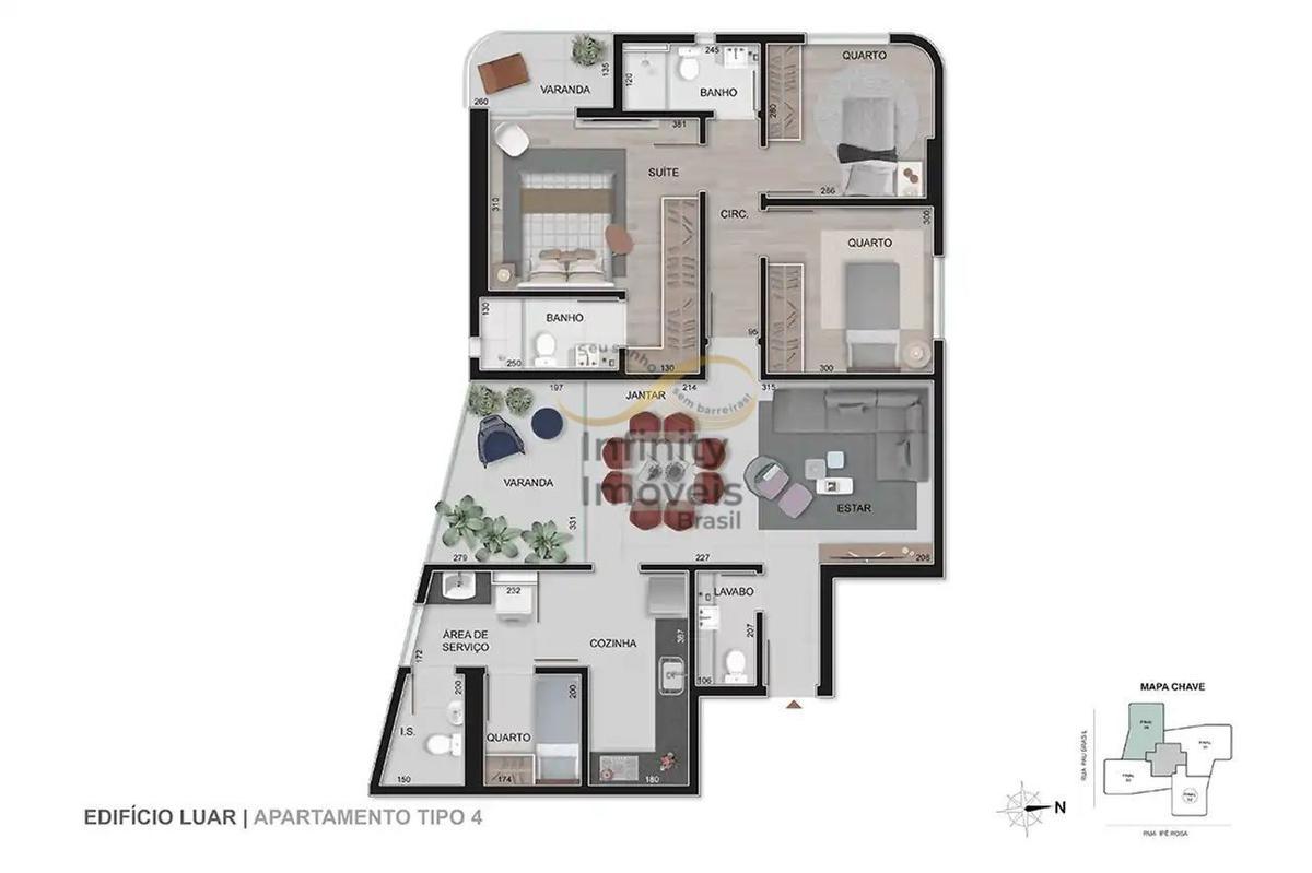 Apartamento, Vale do Sereno, 4 Quartos