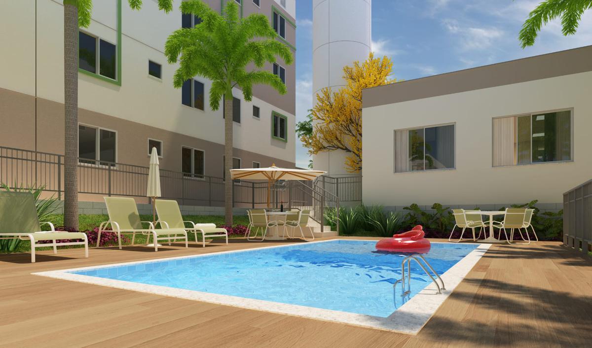 Apartamento, Lua Nova da Pampulha, 2 Quartos, 1 Vaga