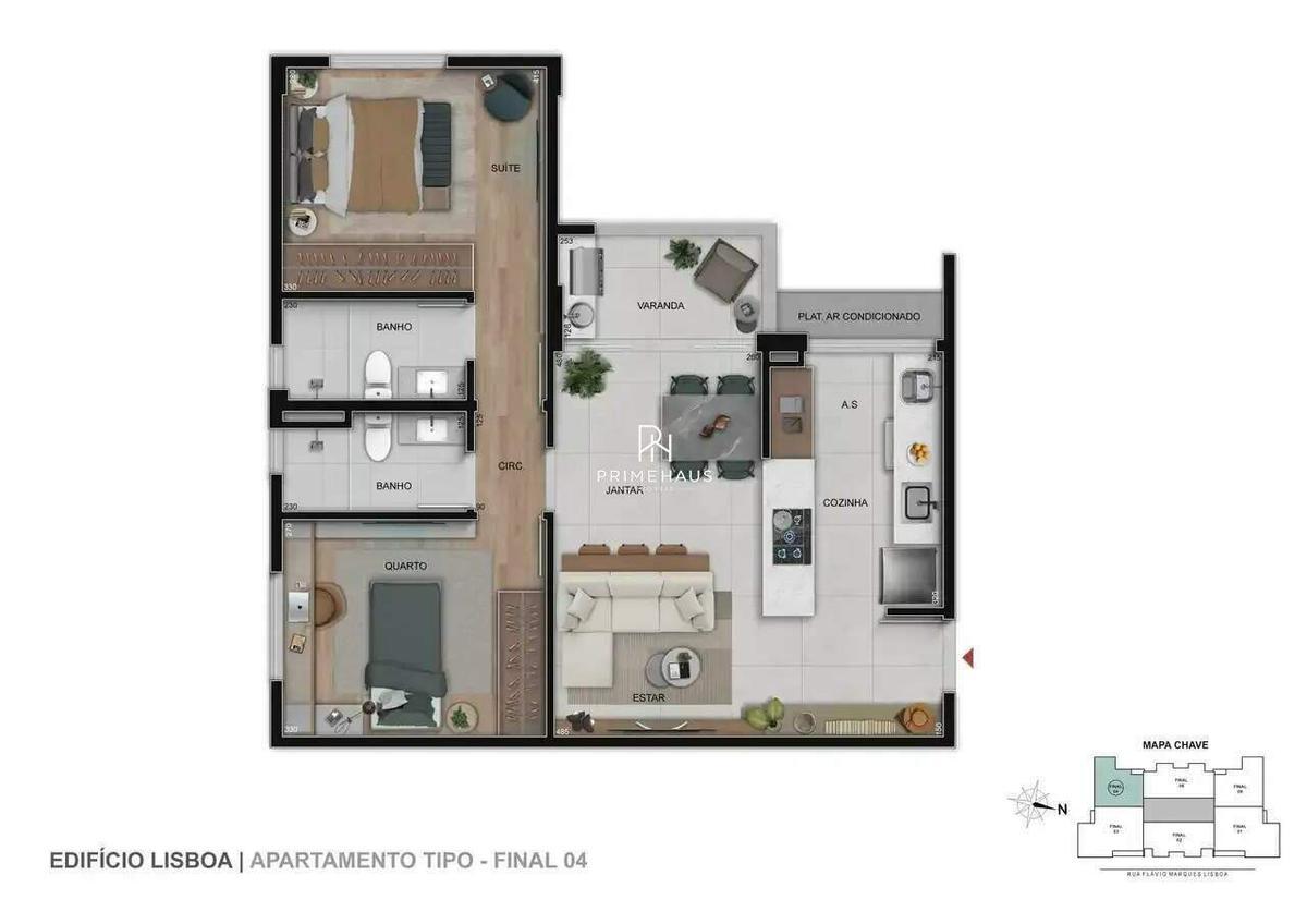 Apartamento, Barreiro, 2 Quartos, 1 Vaga, 1 Suíte