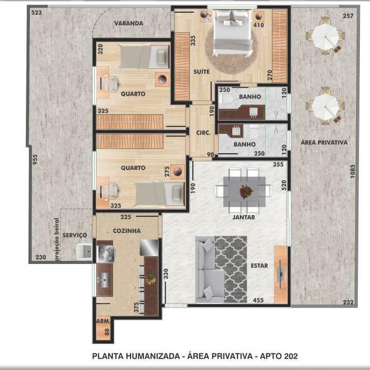 Apartamento, Cidade Nova, 3 Quartos, 3 Vagas, 1 Suíte