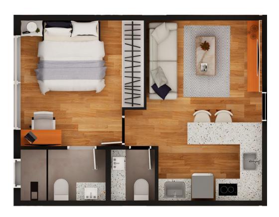 Apartamento, Coração Eucarístico, 1 Quarto, 1 Vaga, 1 Suíte