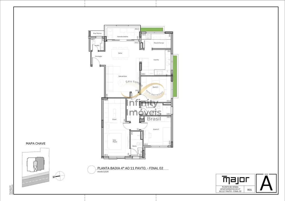 Apartamento, São Pedro, 3 Quartos