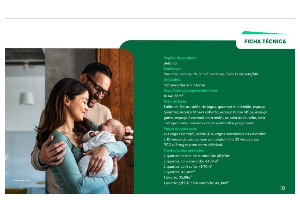 Apartamento, Betânia, 2 Quartos, 1 Vaga, 1 Suíte