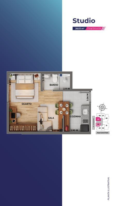Apartamento, Barroca, 2 Quartos, 1 Vaga