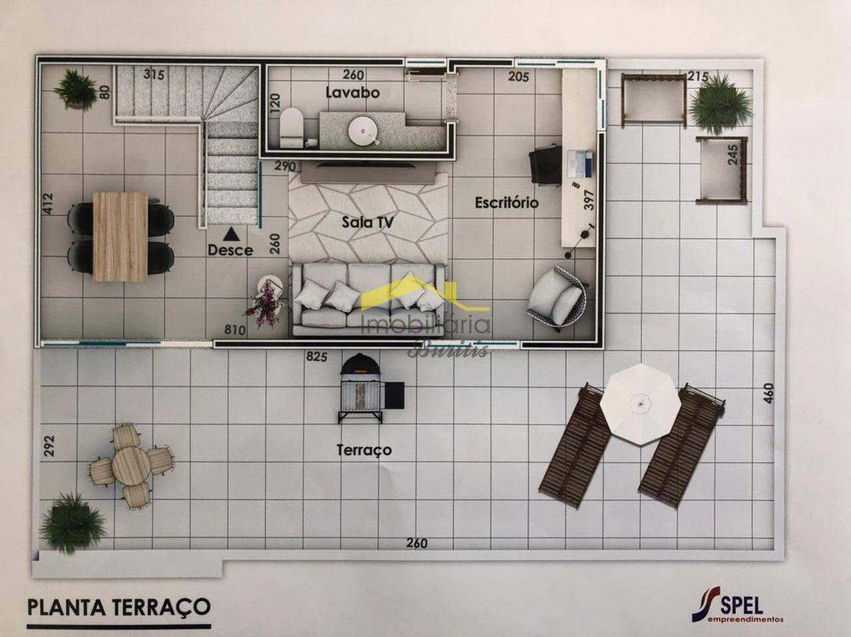 Cobertura, Nova Suíssa, 3 Quartos, 4 Vagas, 1 Suíte