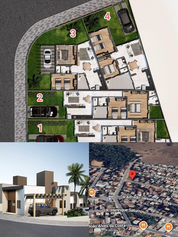 Casa, Dom Pedro I, 2 Quartos, 1 Vaga, 1 Suíte