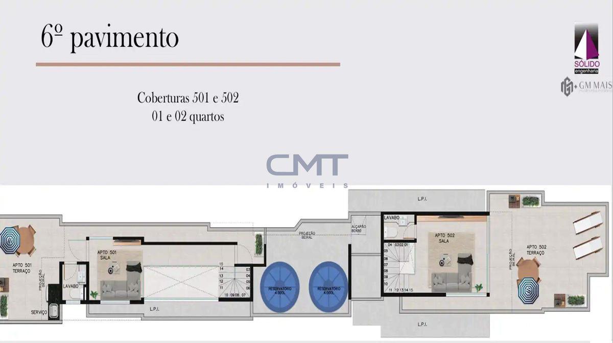 Apartamento, Cruzeiro, 2 Quartos, 1 Vaga, 1 Suíte