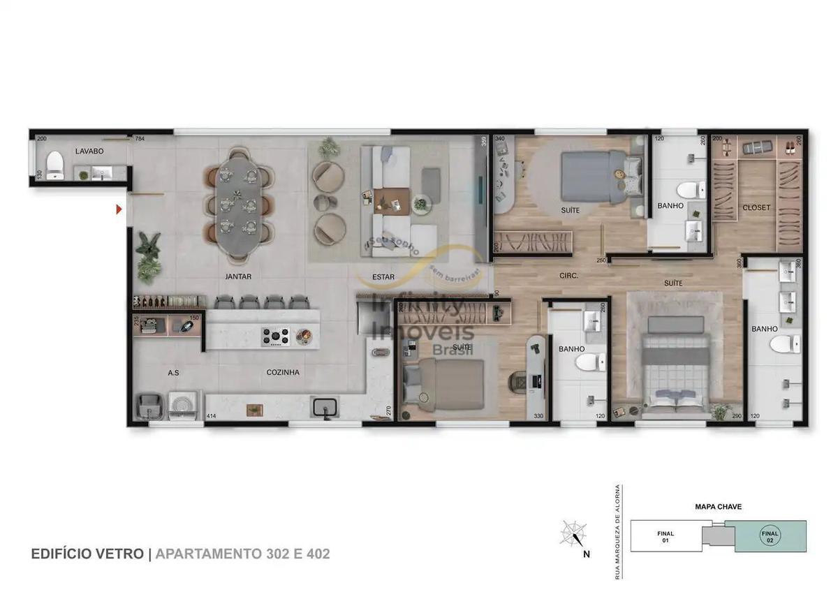 Apartamento, Serra, 2 Quartos