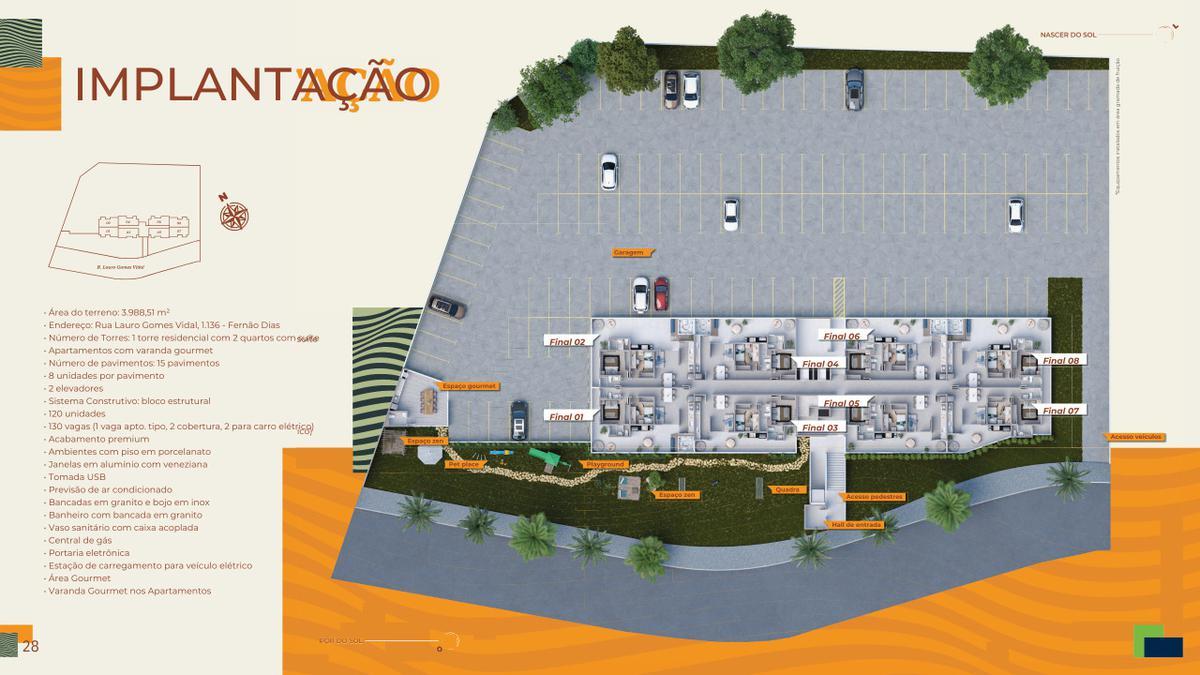 Apartamento, Fernão Dias, 2 Quartos, 1 Vaga, 1 Suíte