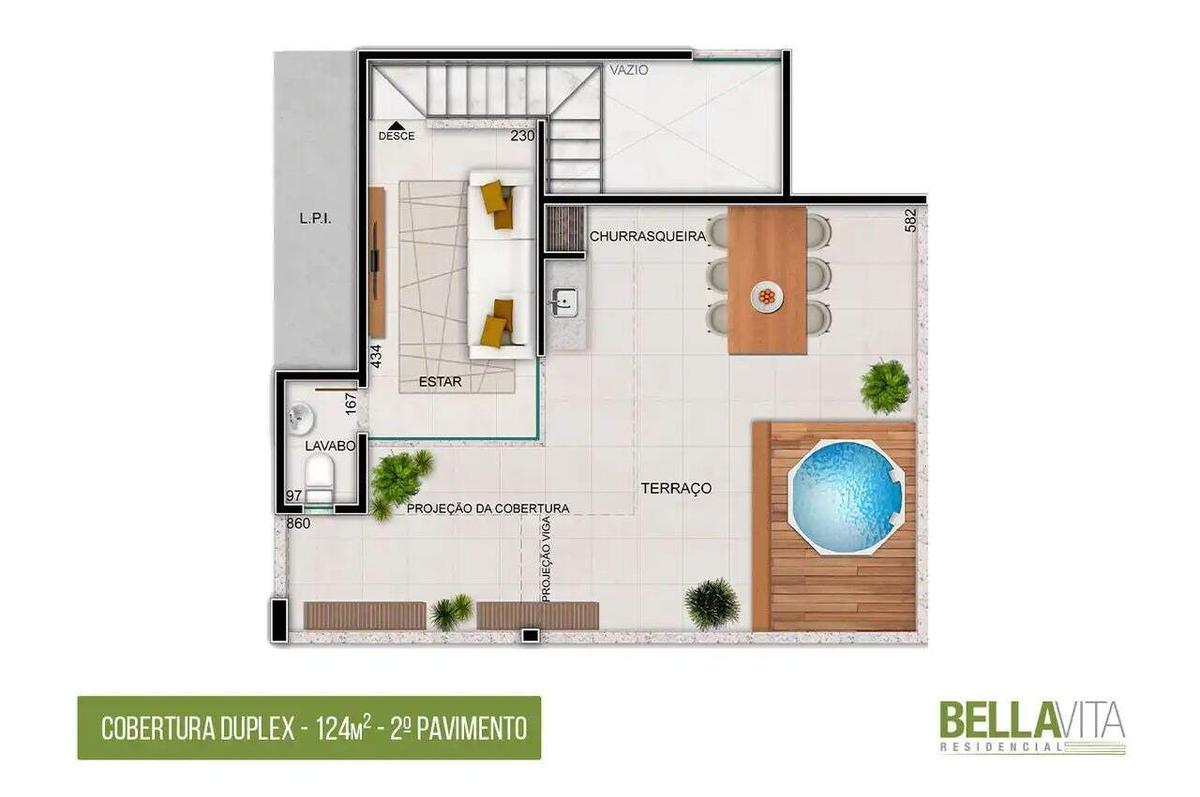 Cobertura, Santo Antônio, 3 Quartos, 4 Vagas, 2 Suítes