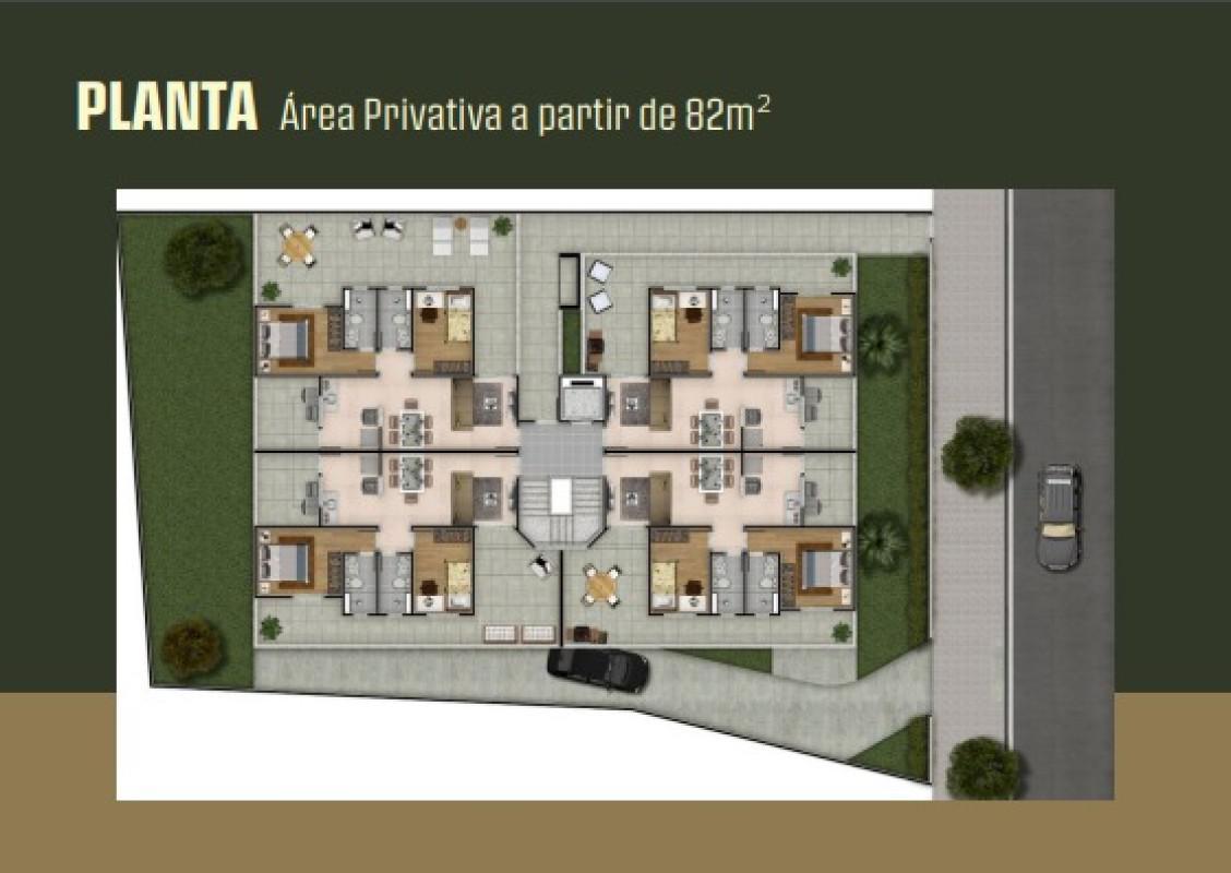 Apartamento, Santa Rosa, 2 Quartos, 1 Vaga, 1 Suíte