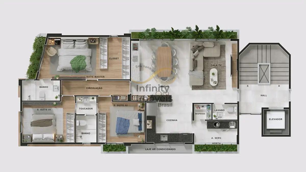 Apartamento, Carmo, 3 Quartos