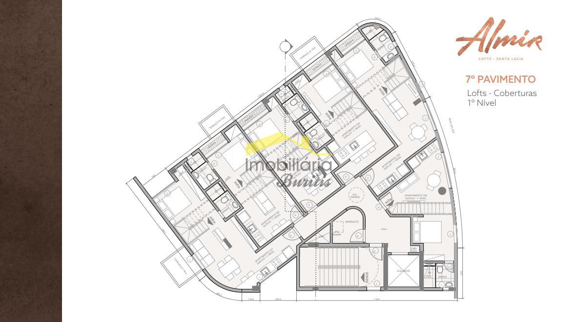 Apartamento, Santa Lúcia, 1 Quarto, 1 Vaga, 1 Suíte