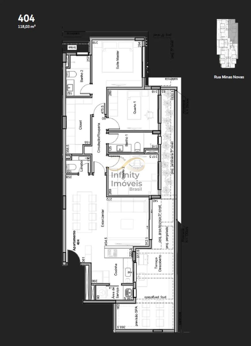 Cobertura, Cruzeiro, 3 Quartos