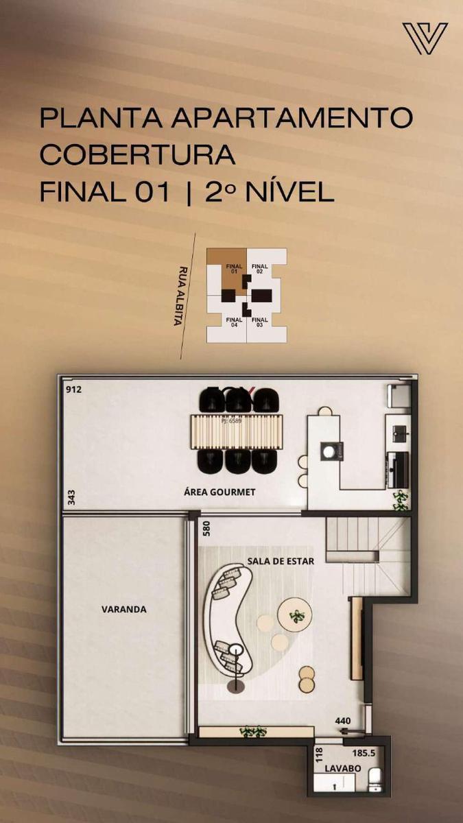Cobertura, Cruzeiro, 2 Quartos, 2 Vagas, 2 Suítes