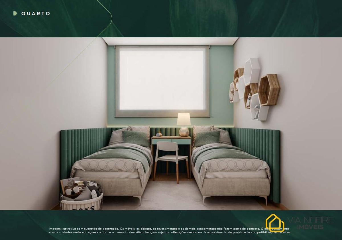 Apartamento, Vila Paris, 2 Quartos, 2 Vagas, 1 Suíte