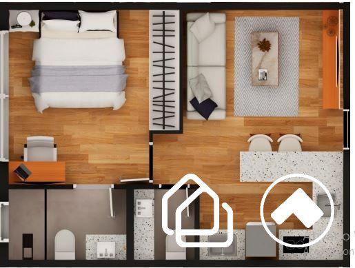 Apartamento, Coração Eucarístico, 1 Quarto, 1 Vaga, 1 Suíte