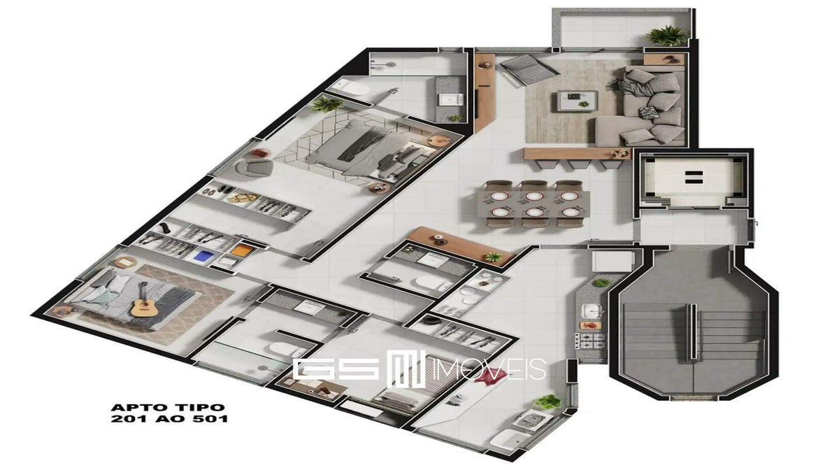 Apartamento, Sion, 3 Quartos, 3 Vagas, 1 Suíte