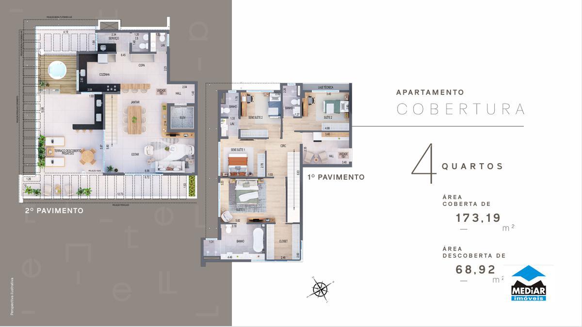 Apartamento, Gutierrez, 4 Quartos, 3 Vagas, 2 Suítes