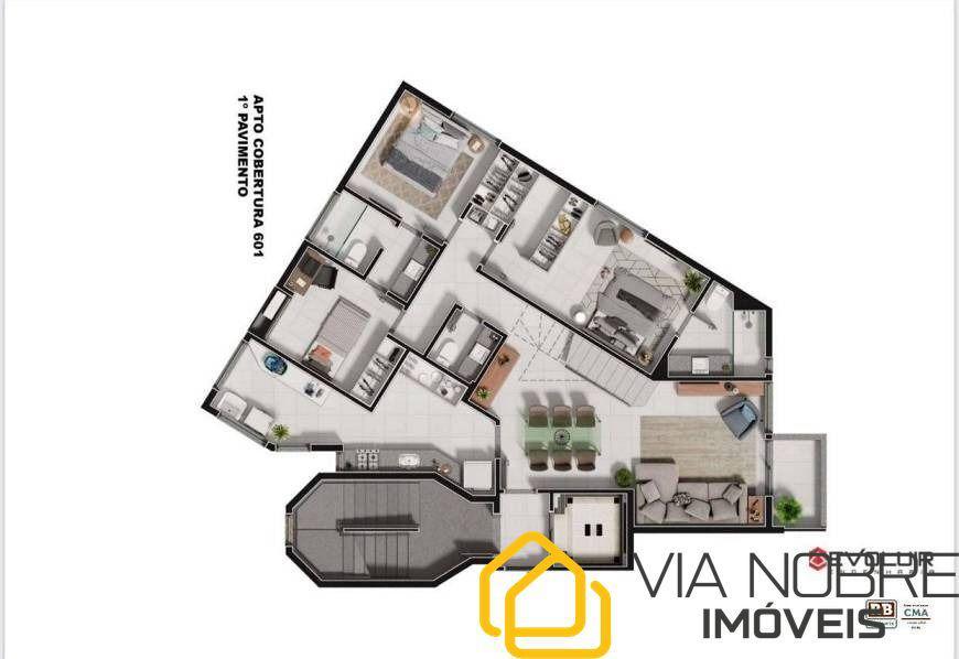 Apartamento, Sion, 3 Quartos, 2 Vagas, 1 Suíte